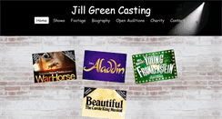 Desktop Screenshot of jillgreencasting.org