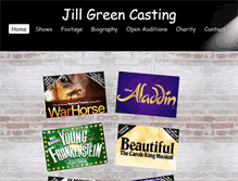 Tablet Screenshot of jillgreencasting.org